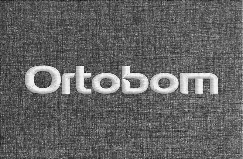 Etiqueta Colchão 3D Efeito Bordado